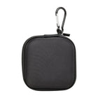 Nifty Square Earbud Case NSECBK - Black-Internal Mesh Pocket for Small Items