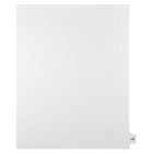 Mark Maker Legal Exhibit Index Tab White Single Tabs, 1/15th Cut, Letter Size, No Holes, Number 135, 25 Pack-White Single Tabs, 1/15th Cut