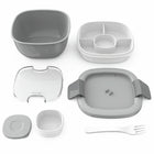 Bentgo Salad Container - Gray-2 Year Limited Manufacturer Warranty
