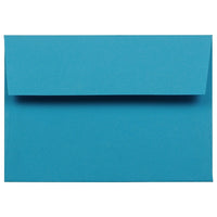 JAM Paper 4bar A1 Envelopes, 3.63 x 5 1/8, Brite Hue Blue Recycled, 100 Pack (15805g)-Blue