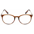SAV Eyewear Tri-Focus Venice Blue Light Glasses - + 2.75 - Shiny Brown-Bottom power is for reading, middle power is for working on the computer and the top power is for interacting at a distance