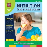 eBook: Nutrition: Food & Healthy Eating - (PDF version - 1-User Download) - ISBN 978-1-55319-137-7 - Grade 4 - 6-You will receive two emails: one confirming your entire order, and one with a "Download Software" buttonYou can download immediately or return to your email to download later