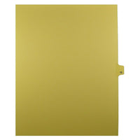 Mark Maker Legal Exhibit Index Tab Buff Single Tabs, 1/25th Cut, Letter Size, No Holes, Number 13, 25 Pack-Buff Single Tabs, 1/25th Cut