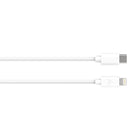 AXS PROCharge USB-C to Lightning 4ft Cable - White-Durable, flexible and long-lasting