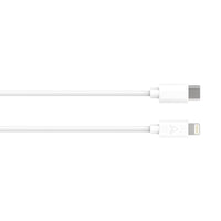 AXS PROCharge USB-C to Lightning 4ft Cable - White-Durable, flexible and long-lasting