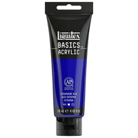 Liquitex Basics Acrylic Paint 1046380, Ultramarine, 118 mL Tube-Formulated with fine art pigments artist can depend on.