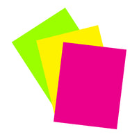 Royal Brites Heavyweight Assorted Poster Board - 22" x 28" - Neon - 3 Pack-Neon colour stands out