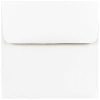 JAM Paper 4.5 x 4.5 Square Envelopes, White, 250 Pack (439911145H)-White envelope