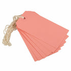 Jam Paper Gift Tags with String - Medium - 4 3/4" x 2 3//8" - Pink - 1000 Pack-Size: 4 3/4 x 2 3/8 inches