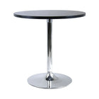 Winsome Spectrum 29" Round Dinning Table, Black-29" contemporary round dining table
