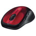 Logitech M510 Wireless Mouse - Red-Two years of battery life practically eliminates the need to replace batteries. The On/Off switch helps conserve power, smart sleep mode extends battery life and an indicator light eliminates surprises.