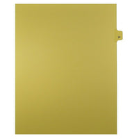 Mark Maker Legal Exhibit Index Tab Buff Single Tabs, 1/25th Cut, Letter Size, No Holes, Number 31, 25 Pack-Buff Single Tabs, 1/25th Cut