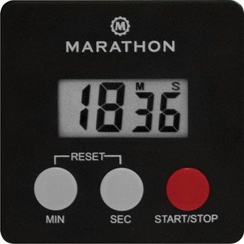 Marathon Digital 100 Minute Timer with Magnetic Clip, Black (TI080006 ...