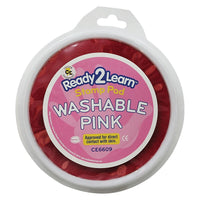 Centre Enterprises Jumbo Circular Washable Paint/Ink Pad, Pink, 6 Pack-Made with washable paint/ink, these pads are excellent for young children to use