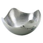 Elegance Hammered 10" Wave Bowl-The unique shape reminds anyone of ocean waves that gently ebb and flow.