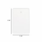 Eddie's Small Blank Merchandise Stringless Tags - 1-1/4" x 1-7/8" - White - 1000 Tags/Boxes - 2 Boxes/Pack-1-1/4" x 1-7/8"