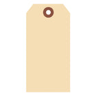 Staples Plain Shipping Tags, 4-3/4" x 2-3/8", Manila, 100 Pack-Reinforced hole