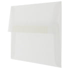 JAM Paper A8 Invitation Envelopes, 5.5 x 8.125, Clear Translucent Vellum, 100 Pack (79462g)-Size: A8 (5 1/2" x 8 1/8")