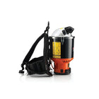 Hoover Shoulder Vac Pro Commercial Back Pack-Quiet Operation: Reaching a maximum of 66dBA you can clean without disrupting the environment around you