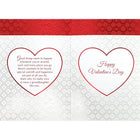 Rosedale Gold Greeting Cards/Envelopes - Happy Valentine's Day Granddaughter - 5-1/2" x 8" - 6 Pack-Contains glitter or foil embellishments