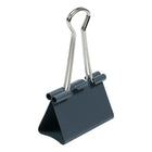 JAM Paper Binder Clips, Large, 41 mm, Grey, 12 Pack (340BCgy)-12 pack