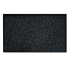 Floor Choice Ivy Decorative Mat, 30" x 18", Grey, 2 Pack-Embossed surface removes dirt and debris from the bottom of shoes and boots