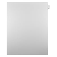 Mark Maker Legal Tabs - Letter Size - White - 1/25th cut - 25 tabs per package - 5 packages Pack - Number 127-White Single Tabs
