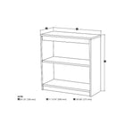 Bestar 24" x 48" Electric Height Adjustable Table, Black, (65857-18)-The control button is located on the front edge of the work surface for an easy access.
