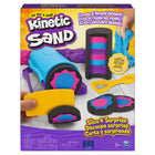 Kinetic Sand Slice N’ Surprise Set - 13.5 oz - Black, Pink and Blue Sand-Create and reveal surprise designs: There’s so many ways to play with the slice n’ surprise set! Fill the cylinder and core it out, layer sand, squish it, carve it, slice it and more! Revealing your surprises is so much fun!