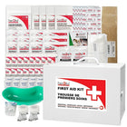 First Aid Central Ontario Section 10 Regulation First Aid Kit - 16-199 Persons - Metal Case-10.5" x 15" x 4" (26.6cm x 38.1cm x 10.1cm)