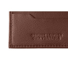 Champs Black Label Leather RFID Flip-up Passcase Wallet, Tan-Double bill compartment