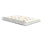 Studio Oh! Dotted Palms Edith Notebook - 9.30" x 6.80" - Assorted Colours-Twin-ring wire-o binding