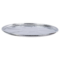 Luciano Aluminum Foil Pizza Pans, 12.5 x 0.5 inches, Silver, 48 Pieces-Dimensions: 12.5"D x 0.5"H in Dimensions