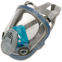 MSA Advantage 3000 Full Facepiece Respirator with Rubber Head Harness - Medium-Full face respirator features state-of-the-art design to lower breathing resistance, while preset upper straps make it easy to put on/take off