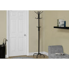 Monarch Specialties 2019 Coat Rack - Black Metal-Black Metal