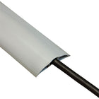 Staples 6' Cord Cover, Grey-Hides and protects cords across open floors, countertops and walls