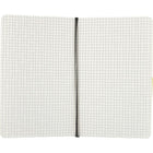 Moleskine Classic Black Soft Cover Extra Large Squared Notebook, 7-1/2" x 10"-Black