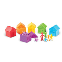 Learning Resources All About Me Sorting Neighborhood - Multicolor-Build new color, matching, and sorting skills with these friendly toy people!