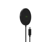 Mophie Universal Snap+ Wireless Charger - Black-15W fast charge for non-iPhone and 7.5W wireless charging standard for iOS devices