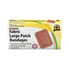 Wasip Fabric Patch Bandage - Large - 12 Pack-These latex-free water-resistant bandages, made of high quality stretch fabric material allows for flexibility and long-term wear.