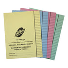 Hilroy Stitched Exercise Books - Ruled (5/16") - 9" x 7" - 80 Pages - 40 Sheets - Assorted Colours - 20 Pack-8 mm (5/16") ruling with blue feint lines with margin