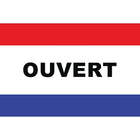 Message Flag, 36" x 60", Ouvert-100% Polyester 36" x 60" flag for indoor or outdoor use