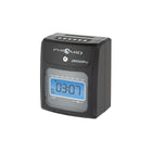 Pyramid Time Systems 2000 Series Unlimited Employee Auto Aligning Manual Punch Time Clock, Charcoal (2650)-Top loading, auto aligning time card; active column indicator lights; security lock