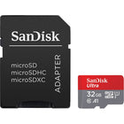 Sandisk Ultra microSDHC UHS-I card with SD Adapter, 32GB-Up to 1TB to store even more hours of Full HD video