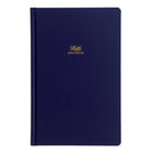 Letts Icon Plan Forever 12 Month Perpetual Diary - 7 5/8" x 5" - Navy-Navy hardback smooth luxury coated paper cover