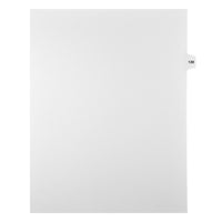 Mark Maker Legal Tabs - Letter Size - White - 1/15th cut - 25 tabs per package - 5 packages Pack - Number 139-White Single Tabs