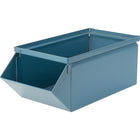 Stackbin, Steel Bin, 100 Lbs. Cap., 7-1/2" W x 15-1/2" D x 6" H, Blue - 3 Pack-Capacity: 100 lbs.