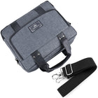 Vangoddy Chrono 14" Laptop Messenger Bag - Crossover - Grey-External Dimension 16" x 13" x 3"