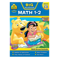 School Zone BIG Math Grades 1-2 Workbook (SZP06326)-Imagination meets real-world problem-solving