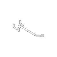 Wamaco 2" Light Pegboard Hook - 50 Pack-Ideal for light hanging products and items